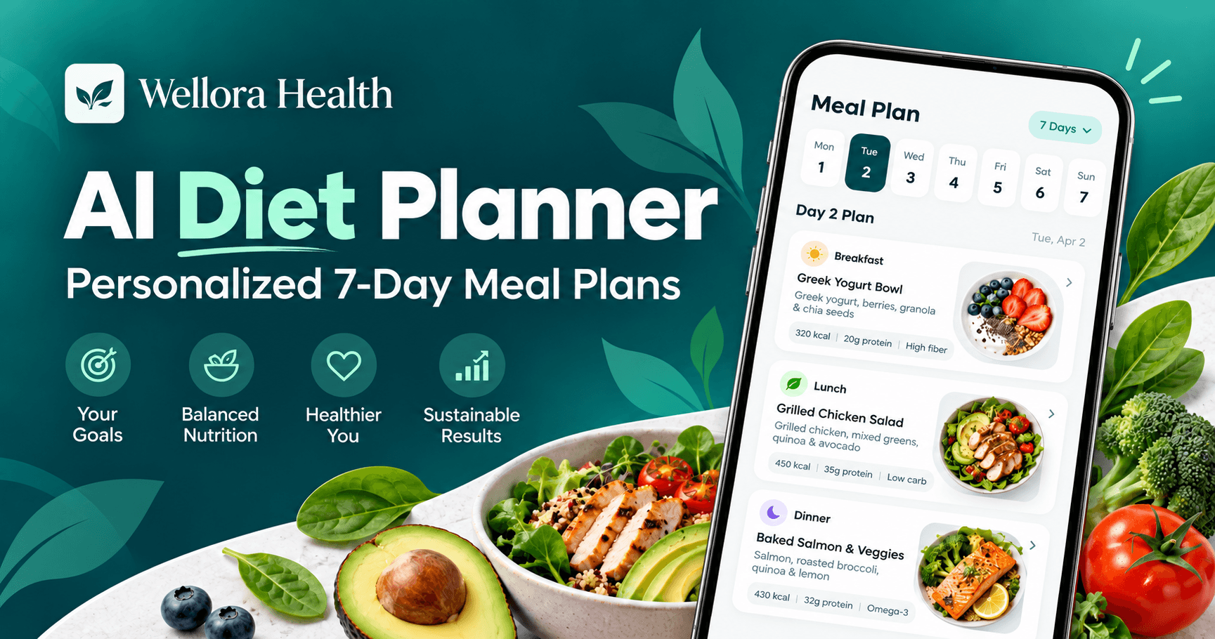 Best AI Diet Planner for Personalized 7-Day Meal Plans in 2026: Discover Wellora Health