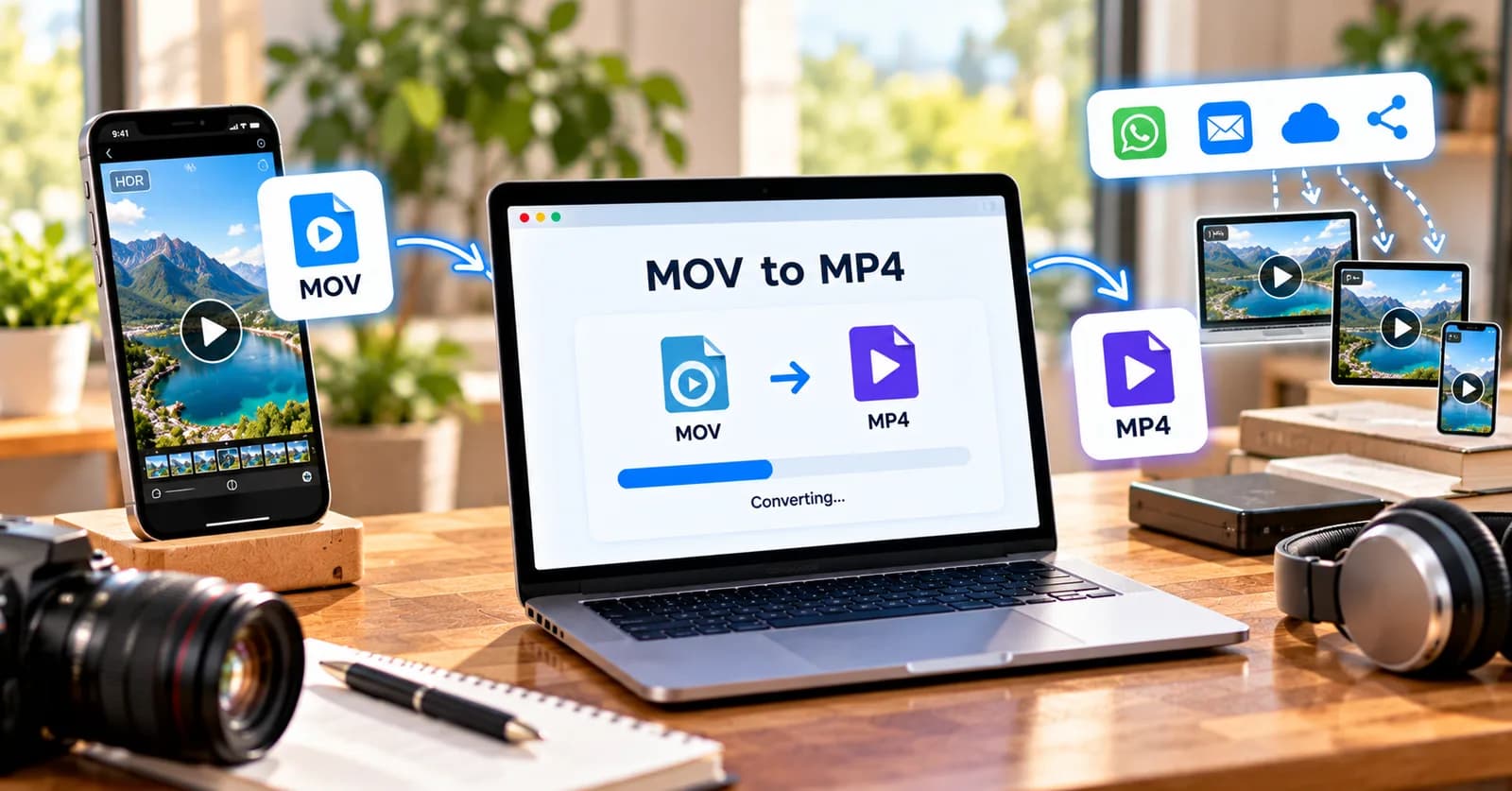 MOV to MP4: How to Make iPhone Videos Easier to Share