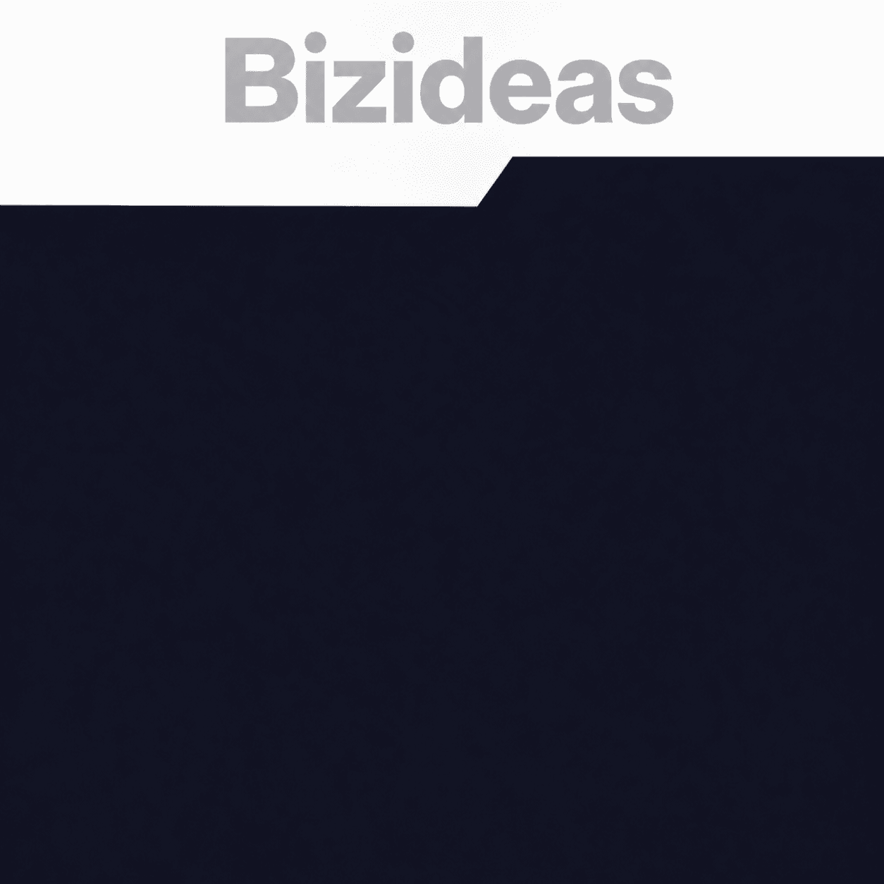 Business idea generator inspiration banner for BizIdeas AI