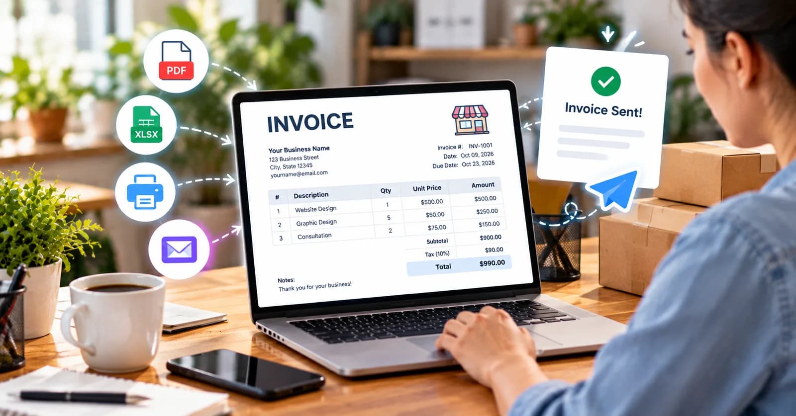 Free Invoice Generator: How Small Businesses Can Bill Clients Without Extra Software